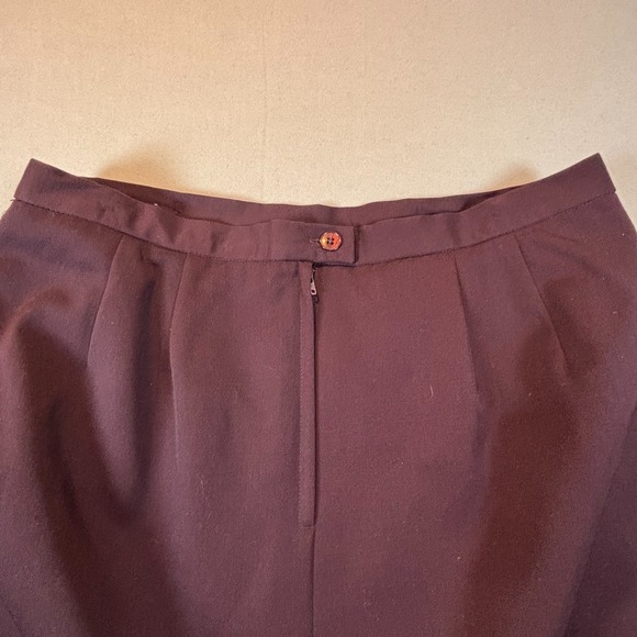 Jones New York Blazer Skirt Suit Set Women's 16 Brown Two Piece Career Outfit - Picture 14 of 16